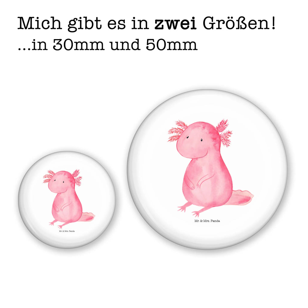 Button Axolotl 50mm Button, Button, Pin, Anstecknadel, Axolotl, Molch, Axolot, vergnügt, fröhlich, zufrieden, Lebensstil, Weisheit, Lebensweisheit, Liebe, Freundin