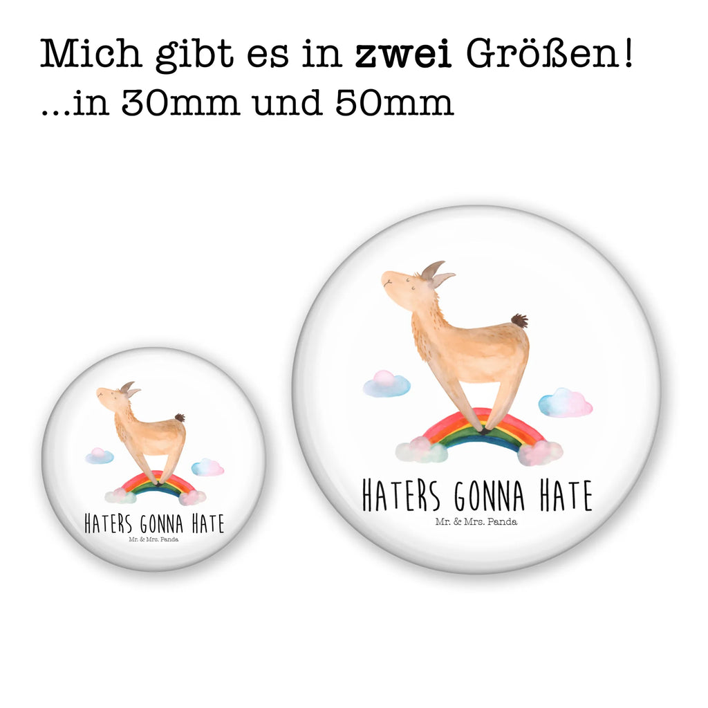 Button Lama Regenbogen 50mm Button, Button, Pin, Anstecknadel, Lama, Alpaka, Lamas, Regenbogen, Haters gonna hate, Haters, Selbstständig, Außenseiter, Schule, Abi, Hobby, Wolkenland, Freiheit