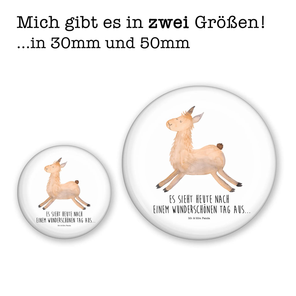 Button Lama springend 50mm Button, Button, Pin, Anstecknadel, Lama, Alpaka, Lamas, Lieblingstag, Happy day, fröhlich, Glück, Freundin, Liebeskummer, Neustart, guten Morgen, Start, Prüfung, Abitur