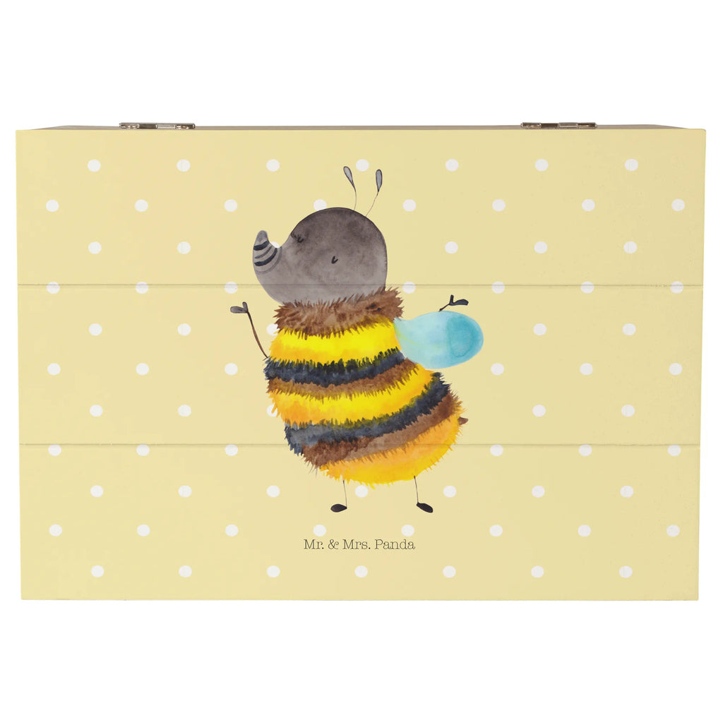 Holzkiste Hummel flauschig Holzkiste, Kiste, Schatzkiste, Truhe, Schatulle, XXL, Erinnerungsbox, Erinnerungskiste, Dekokiste, Aufbewahrungsbox, Geschenkbox, Geschenkdose, Tiermotive, Gute Laune, lustige Sprüche, Tiere, Hummel, Flauschig, Biene, Blume, Natur