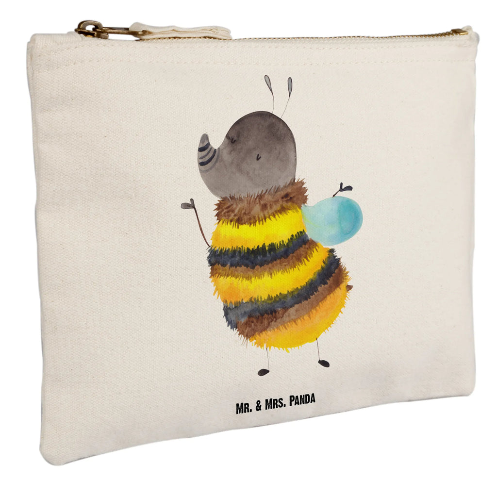 Schminktasche Hummel flauschig Schminktasche, Kosmetiktasche, Kosmetikbeutel, Stiftemäppchen, Etui, Federmappe, Makeup, XXL, Schminketui, Kosmetiketui, Schlamperetui, Tiermotive, Gute Laune, lustige Sprüche, Tiere, Hummel, Flauschig, Biene, Blume, Natur