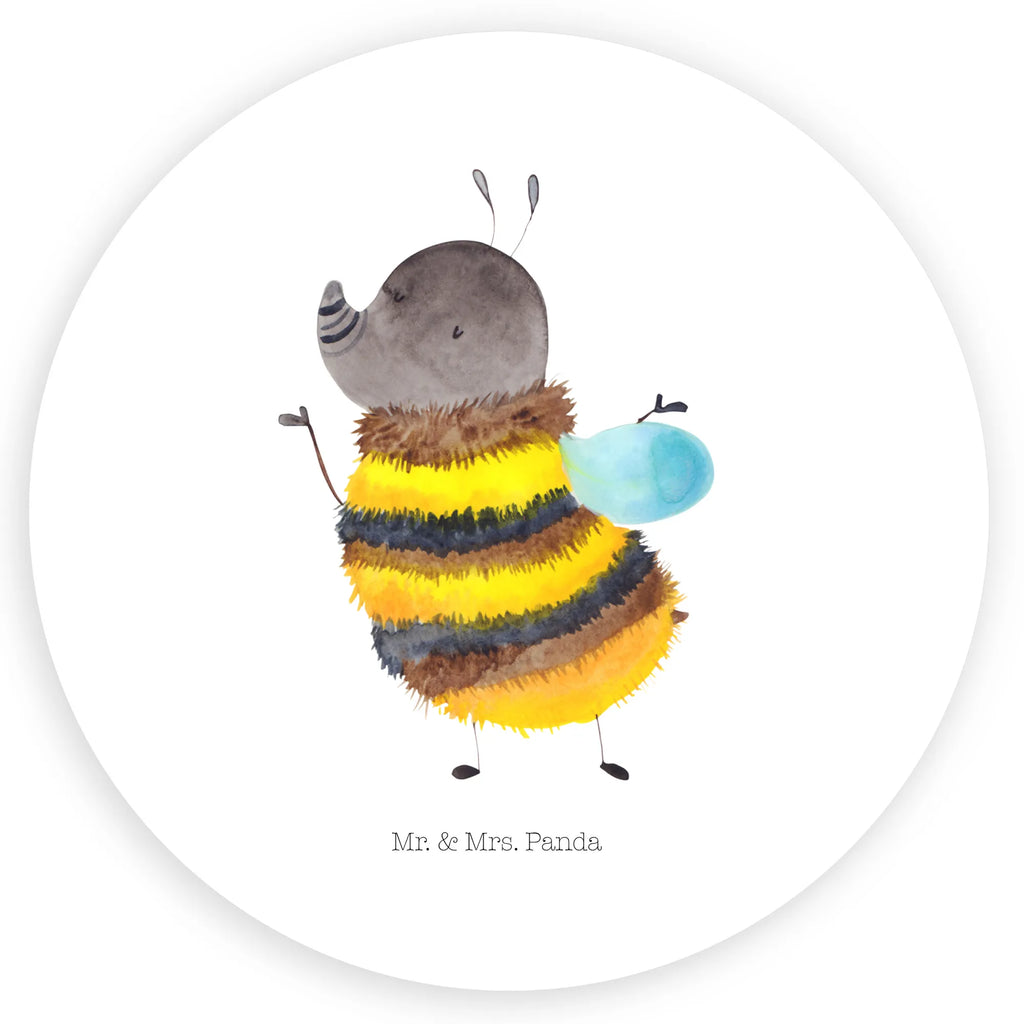 Rund Aufkleber Hummel flauschig Sticker, Aufkleber, Etikett, Tiermotive, Gute Laune, lustige Sprüche, Tiere, Hummel, Flauschig, Biene, Blume, Natur