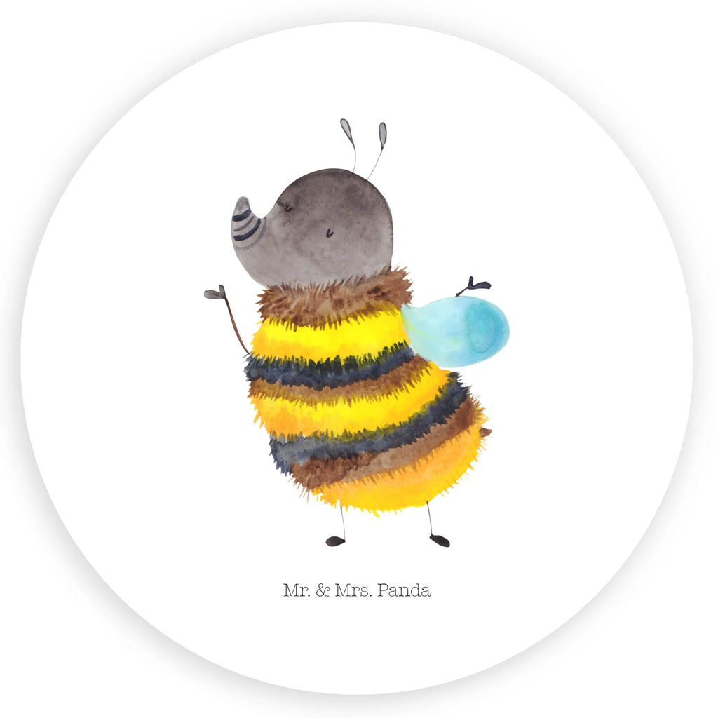 Rund Aufkleber Hummel flauschig Sticker, Aufkleber, Etikett, Tiermotive, Gute Laune, lustige Sprüche, Tiere, Hummel, Flauschig, Biene, Blume, Natur