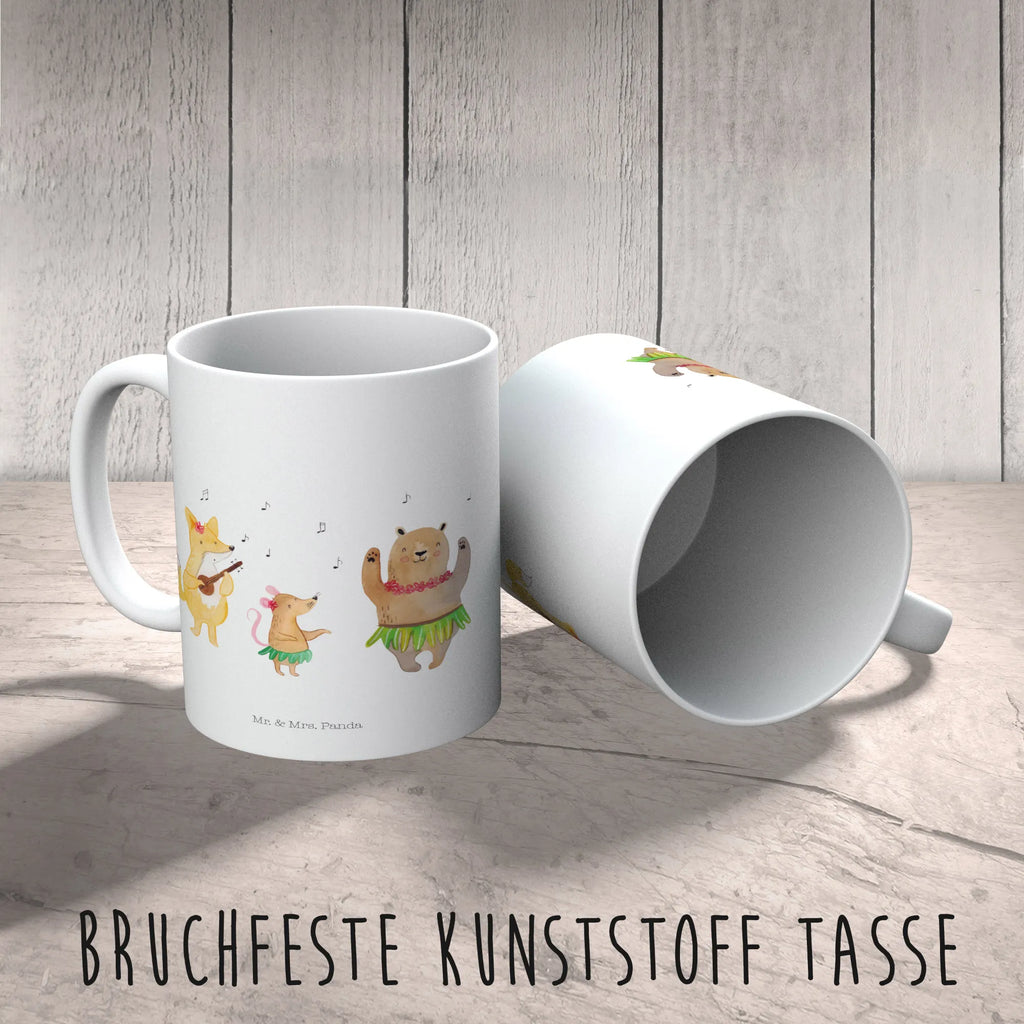 Kindertasse Waldtiere Aloha Kindertasse, Kinder Tasse, Kunststoff Tasse, Kindergarten Tasse, Trinkbecher, Camping Becher, Kaffeetasse, Kunststoffbecher, Kindergartenbecher, Outdoorgeschirr, Kunststoffgeschirr, Reisebecher, Reisetasse, Kinderbecher, Bruchfeste Tasse, Bruchsichere Tasse, Plastik Tasse, Plastiktasse, Tiermotive, Gute Laune, lustige Sprüche, Tiere, Wald, Waldtiere, Musik, Aloha, Bär, Hase, Igel, Tanzen, Leben, Lachen