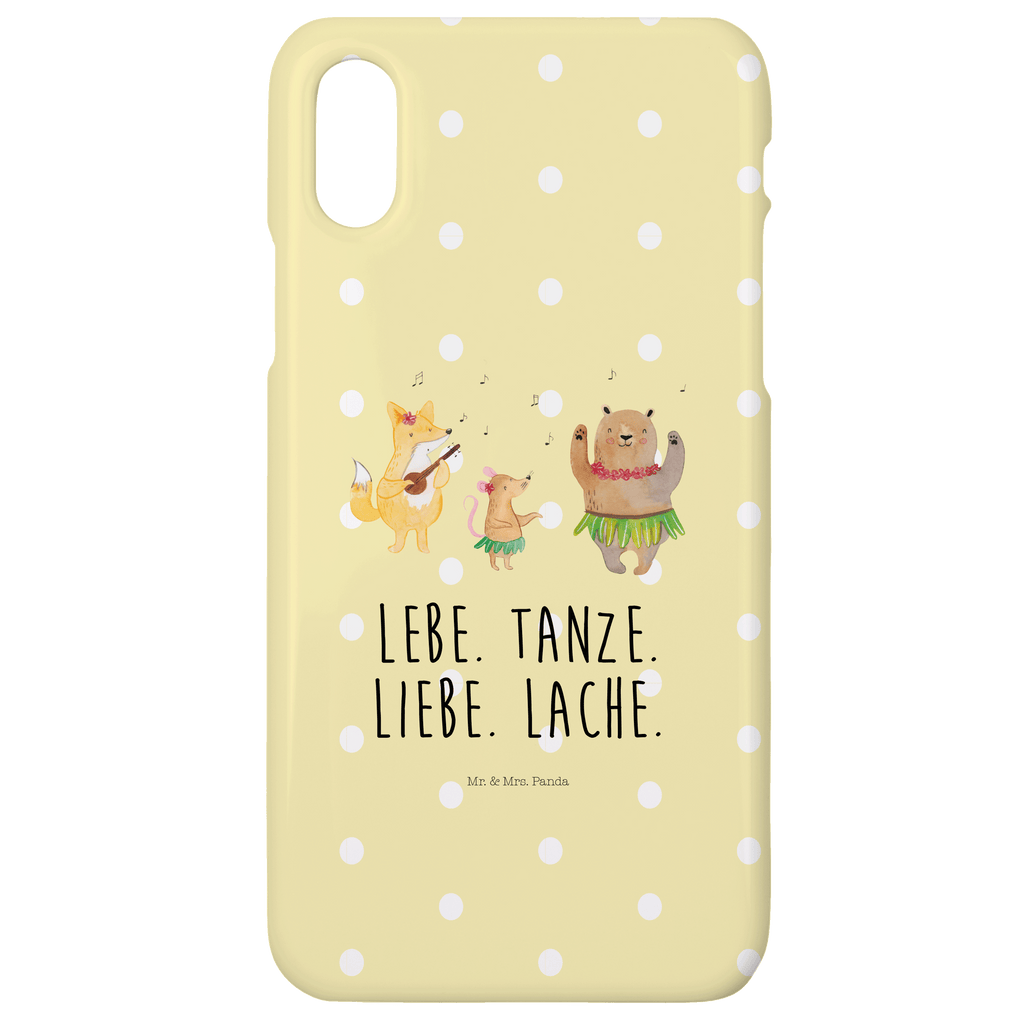 Handyhülle Waldtiere Aloha Handyhülle, Handycover, Cover, Handy, Hülle, Iphone 10, Iphone X, Tiermotive, Gute Laune, lustige Sprüche, Tiere, Wald, Waldtiere, Musik, Aloha, Bär, Hase, Igel, Tanzen, Leben, Lachen