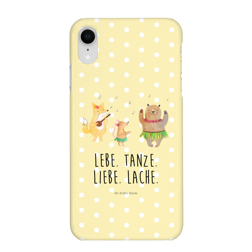 Handyhülle Waldtiere Aloha Handyhülle, Handycover, Cover, Handy, Hülle, Iphone 10, Iphone X, Tiermotive, Gute Laune, lustige Sprüche, Tiere, Wald, Waldtiere, Musik, Aloha, Bär, Hase, Igel, Tanzen, Leben, Lachen