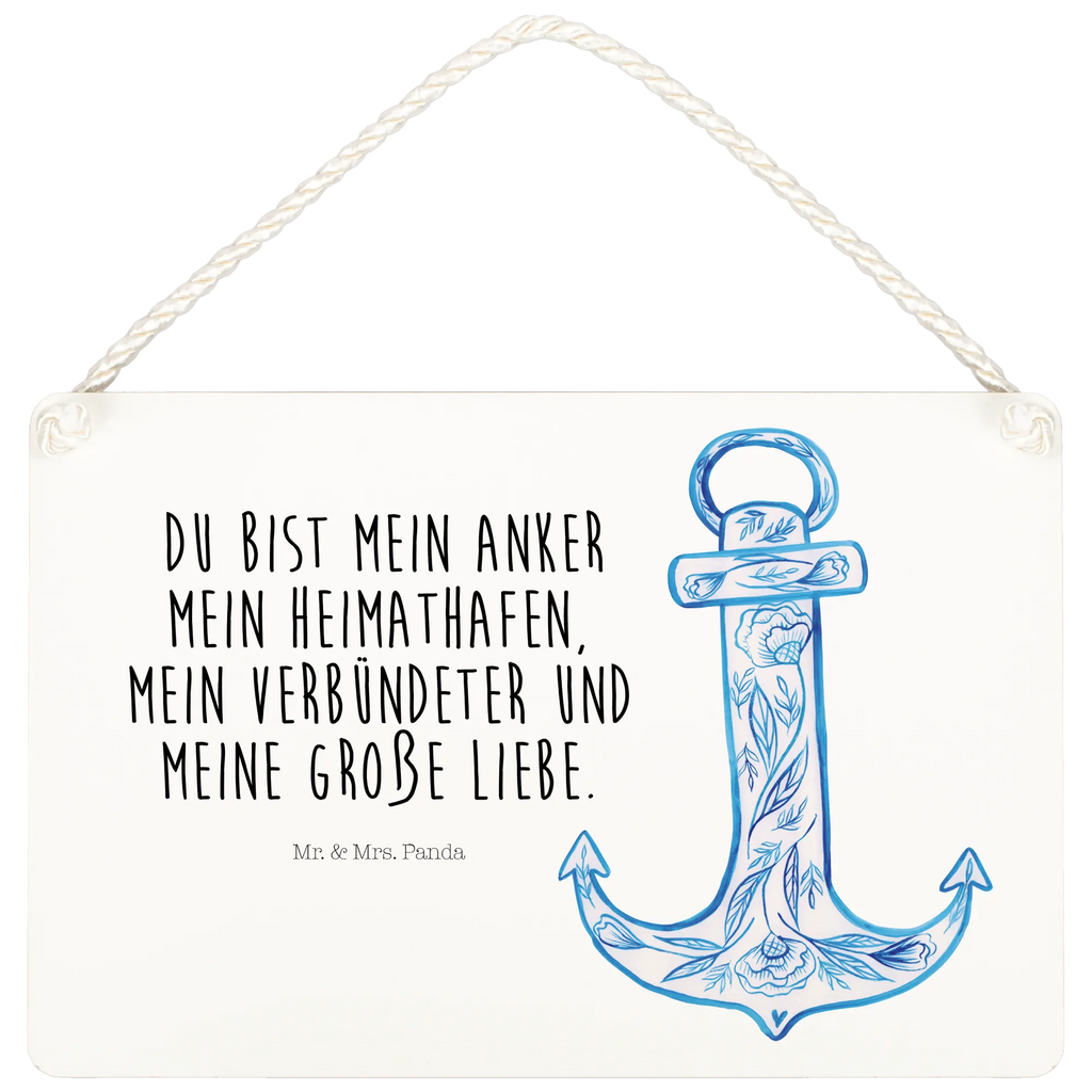 Deko Schild Anker Blau Dekoschild, Deko Schild, Schild, Tür Schild, Türschild, Holzschild, Wandschild, Wanddeko, Tiermotive, Gute Laune, lustige Sprüche, Tiere