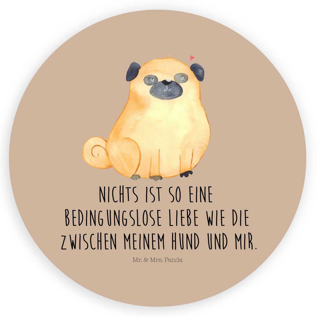 Rund Aufkleber Mops Sticker, Aufkleber, Etikett, Hund, Hundemotiv, Haustier, Hunderasse, Tierliebhaber, Hundebesitzer, Sprüche, Mops, Liebe, Hundeliebe