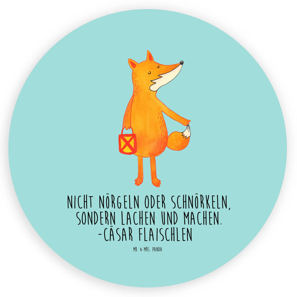 Rund Aufkleber Fuchs Laterne Sticker, Aufkleber, Etikett, Fuchs, Füchse, Spruch trösten, Liebeskummer Spruch, Laterne, Sankt Martin, Laternenumzug, Aufmuntern, Cäsar Otto Hugo Flaischlen