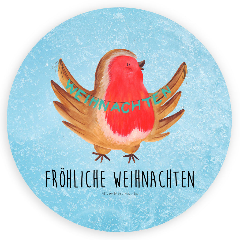 Rund Aufkleber Rotkehlchen Weihnachten Sticker, Aufkleber, Etikett, Winter, Weihnachten, Weihnachtsdeko, Nikolaus, Advent, Heiligabend, Wintermotiv, Frohe Weihnachten, Weihnachtsmotiv, Weihnachtsgruß, Vogel, xmas