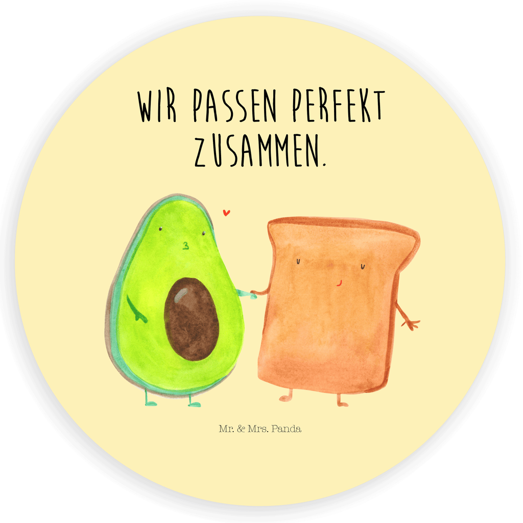 Rund Aufkleber Avocado + Toast Sticker, Aufkleber, Etikett, Avocado, Veggie, Vegan, Gesund, Toast, Toastbrot, Liebespaar, Pärchen, Freund, Freundin, Verlobt, Verlobungsparty, Hochzeit, Hochzeitsgeschenk, Jahrestag, Jahrestagsgeschenk