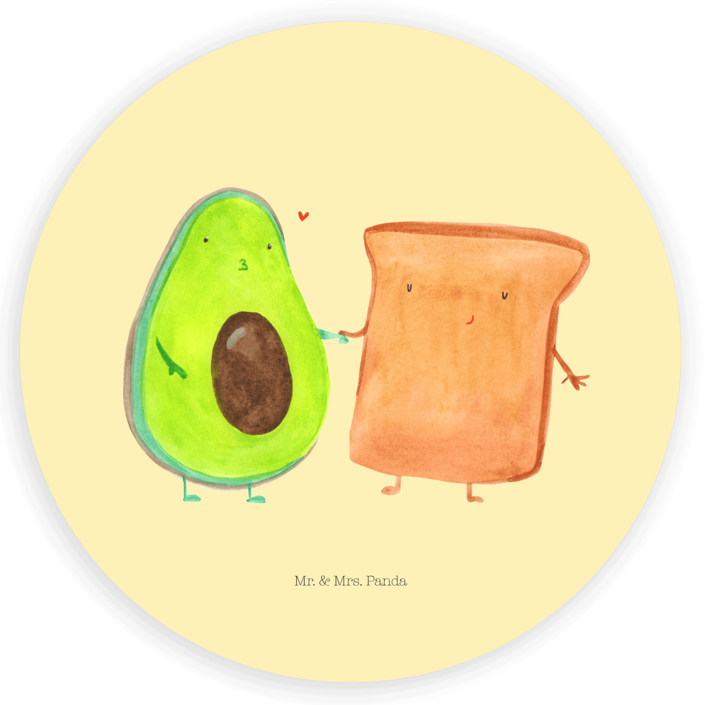 Rund Aufkleber Avocado + Toast Sticker, Aufkleber, Etikett, Avocado, Veggie, Vegan, Gesund, Toast, Toastbrot, Liebespaar, Pärchen, Freund, Freundin, Verlobt, Verlobungsparty, Hochzeit, Hochzeitsgeschenk, Jahrestag, Jahrestagsgeschenk