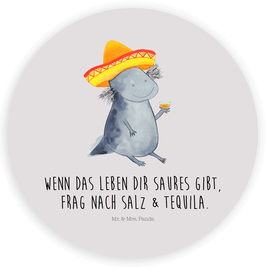 Rund Aufkleber Axolotl Tequila Sticker, Aufkleber, Etikett, Axolotl, Molch, Mexico, Mexiko, Sombrero, Zitrone, Tequila, Motivation, Spruch, Schwanzlurch, Lurch, Lurche, Axolot, Feuerdrache, Feuersalamander