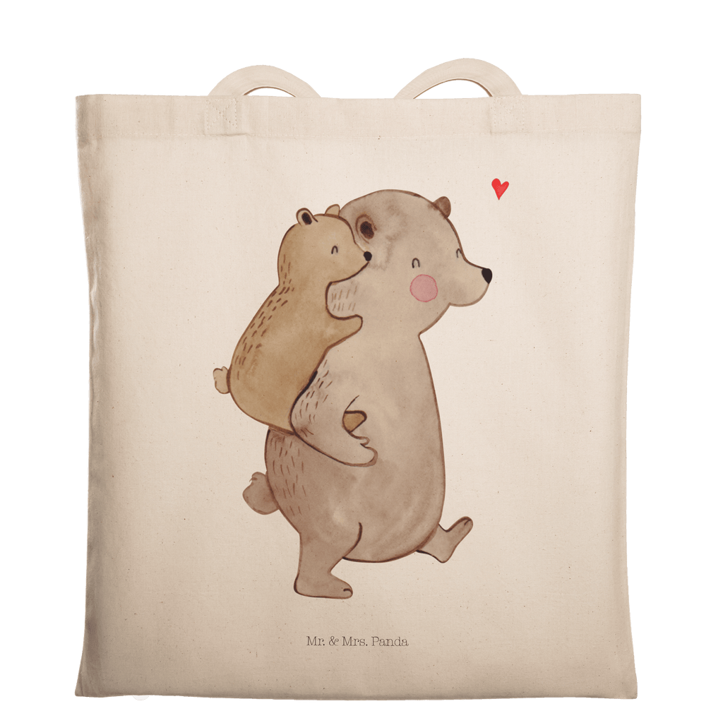 Tragetasche Papa Bär Beuteltasche, Beutel, Einkaufstasche, Jutebeutel, Stoffbeutel, Tasche, Shopper, Umhängetasche, Strandtasche, Schultertasche, Stofftasche, Tragetasche, Badetasche, Jutetasche, Einkaufstüte, Laptoptasche, Familie, Vatertag, Muttertag, Bruder, Schwester, Mama, Papa, Oma, Opa, Geschenk, Vater, Papi, Vati, Onkel, Geburtstag