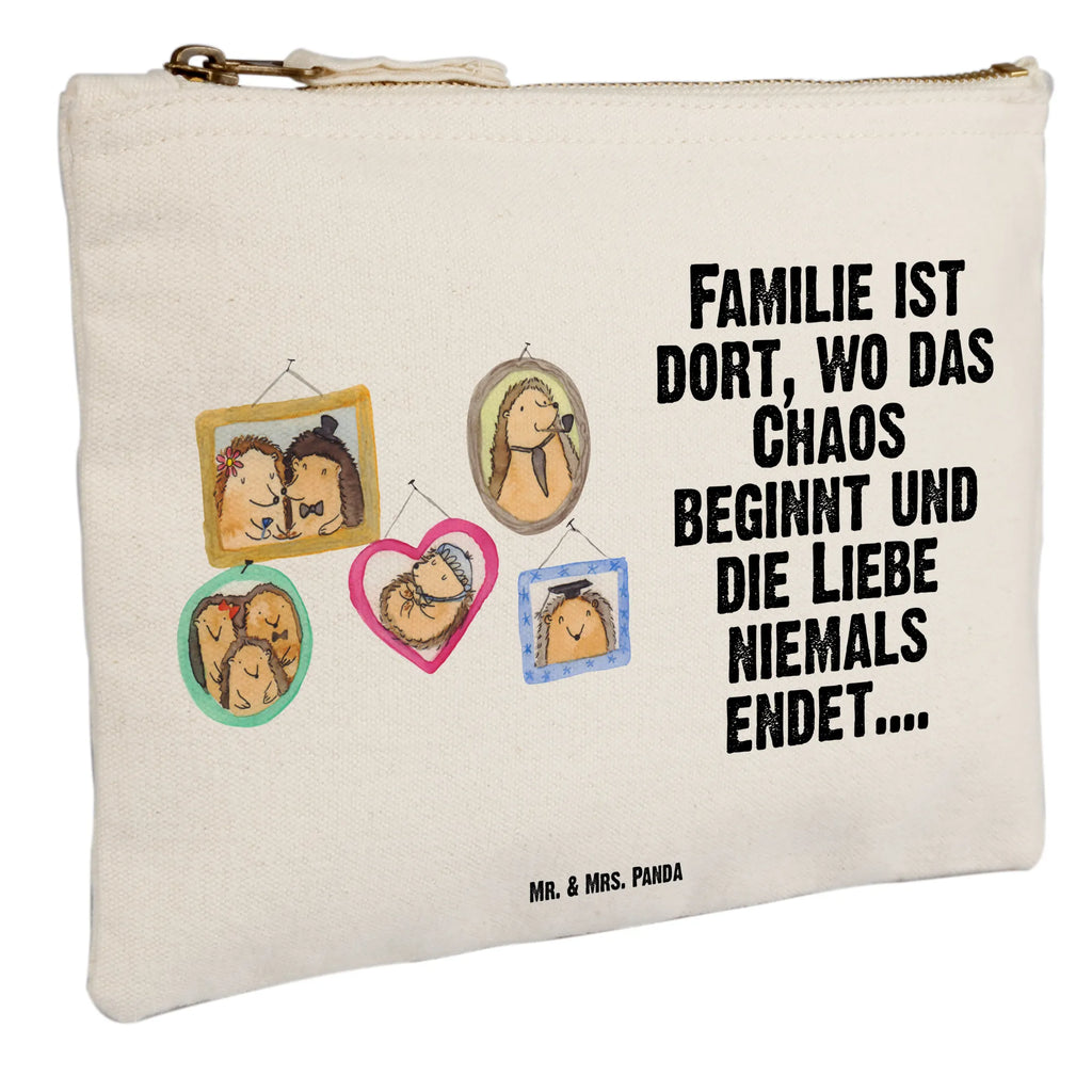 Schminktasche Igel Familie Schminktasche, Kosmetiktasche, Kosmetikbeutel, Stiftemäppchen, Etui, Federmappe, Makeup, XXL, Schminketui, Kosmetiketui, Schlamperetui, Familie, Vatertag, Muttertag, Bruder, Schwester, Mama, Papa, Oma, Opa, Liebe, Igel, Bilder, Zusammenhalt, Glück