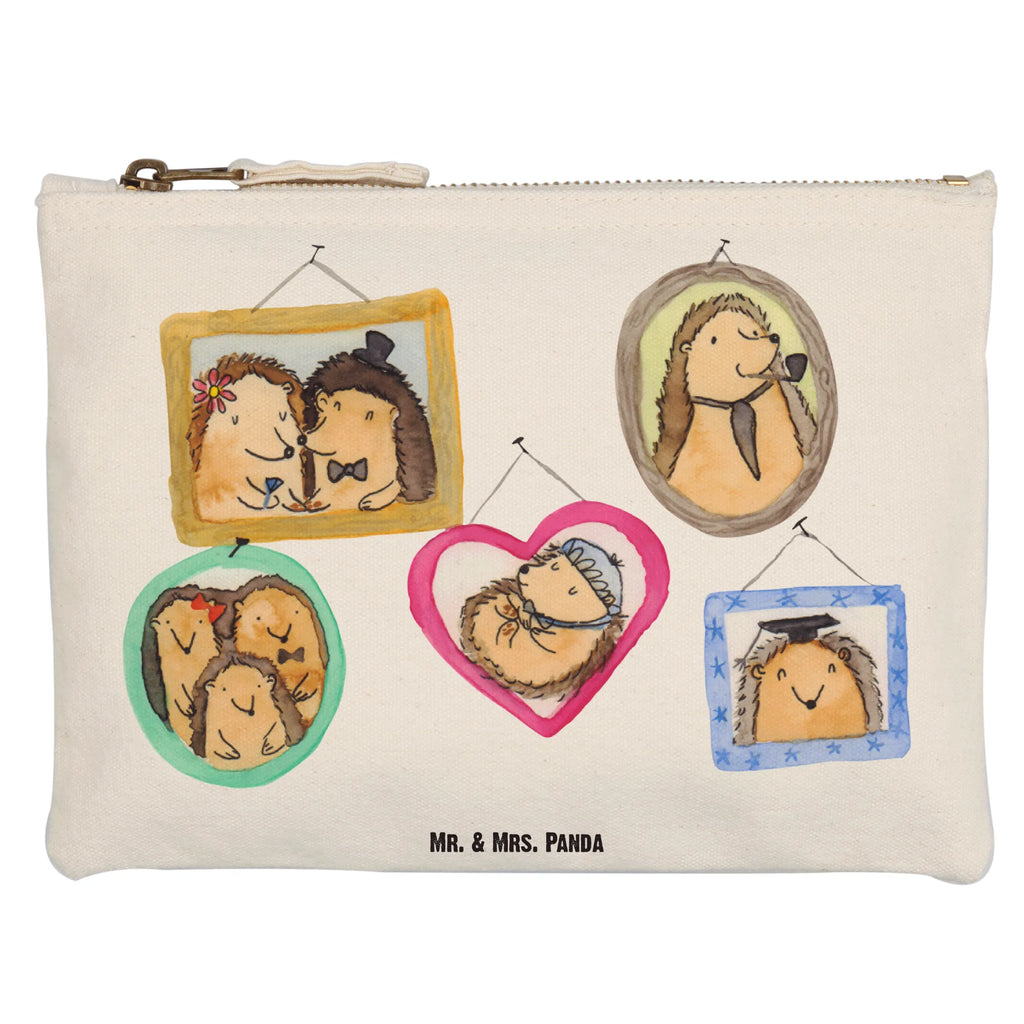 Schminktasche Igel Familie Schminktasche, Kosmetiktasche, Kosmetikbeutel, Stiftemäppchen, Etui, Federmappe, Makeup, XXL, Schminketui, Kosmetiketui, Schlamperetui, Familie, Vatertag, Muttertag, Bruder, Schwester, Mama, Papa, Oma, Opa, Liebe, Igel, Bilder, Zusammenhalt, Glück