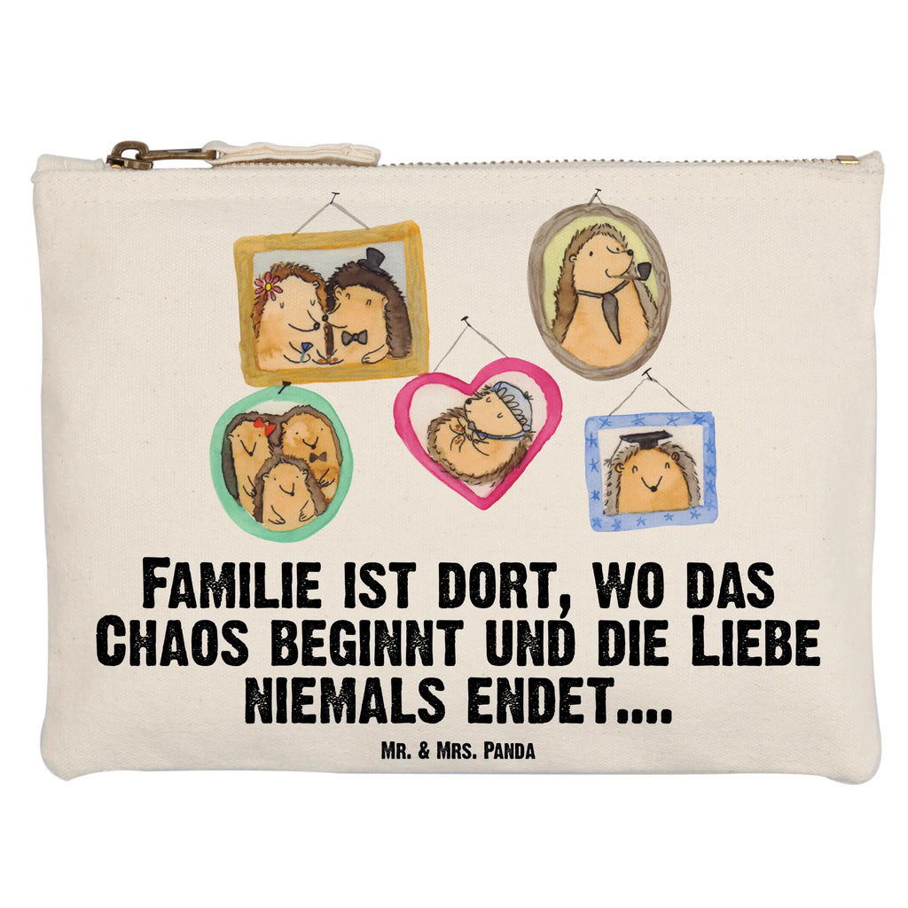 Schminktasche Igel Familie Schminktasche, Kosmetiktasche, Kosmetikbeutel, Stiftemäppchen, Etui, Federmappe, Makeup, XXL, Schminketui, Kosmetiketui, Schlamperetui, Familie, Vatertag, Muttertag, Bruder, Schwester, Mama, Papa, Oma, Opa, Liebe, Igel, Bilder, Zusammenhalt, Glück