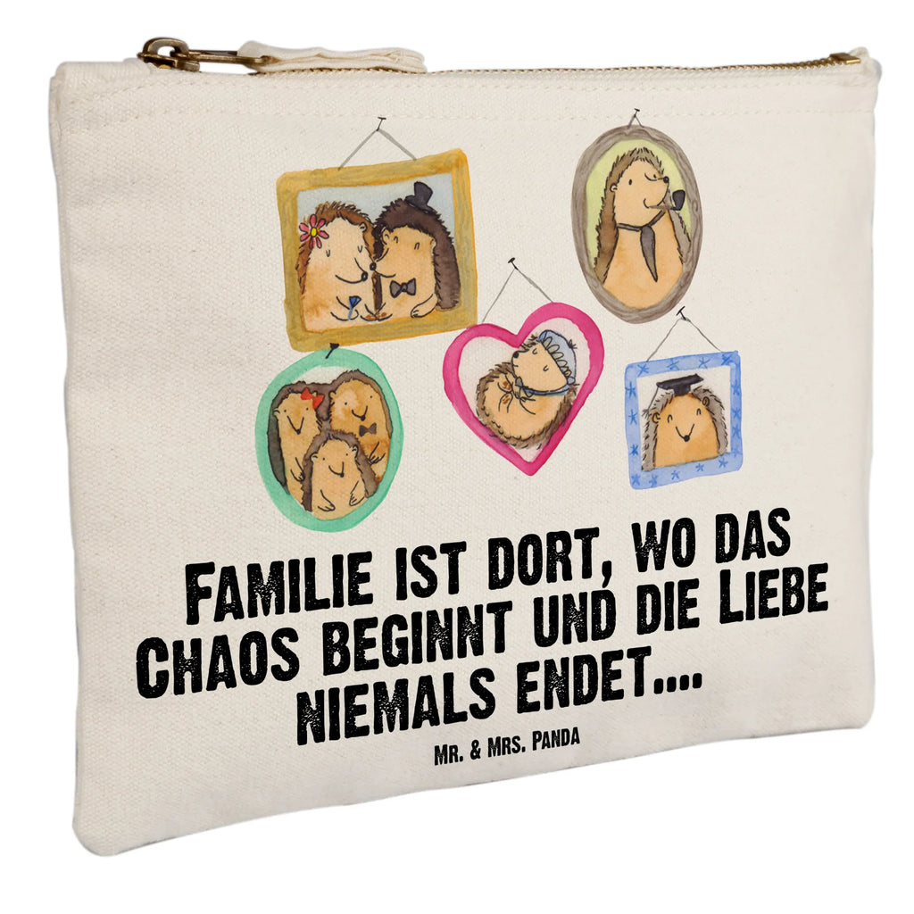 Schminktasche Igel Familie Schminktasche, Kosmetiktasche, Kosmetikbeutel, Stiftemäppchen, Etui, Federmappe, Makeup, XXL, Schminketui, Kosmetiketui, Schlamperetui, Familie, Vatertag, Muttertag, Bruder, Schwester, Mama, Papa, Oma, Opa, Liebe, Igel, Bilder, Zusammenhalt, Glück