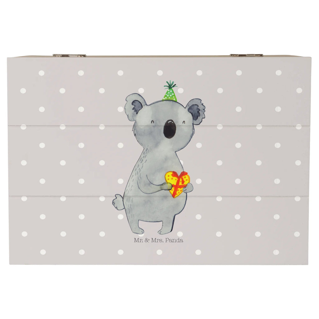 Holzkiste Koala Geschenk Holzkiste, Kiste, Schatzkiste, Truhe, Schatulle, XXL, Erinnerungsbox, Erinnerungskiste, Dekokiste, Aufbewahrungsbox, Geschenkbox, Geschenkdose, Koala, Koalabär, Geschenk, Geburtstag, Party