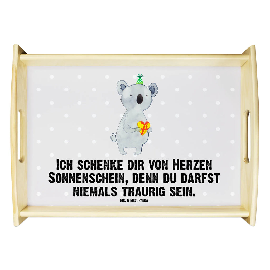 Serviertablett Koala Geschenk Serviertablett, Tablett, Holztablett, Küchentablett, Dekotablett, Frühstückstablett, Koala, Koalabär, Geschenk, Geburtstag, Party