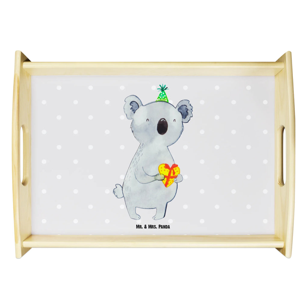 Serviertablett Koala Geschenk Serviertablett, Tablett, Holztablett, Küchentablett, Dekotablett, Frühstückstablett, Koala, Koalabär, Geschenk, Geburtstag, Party