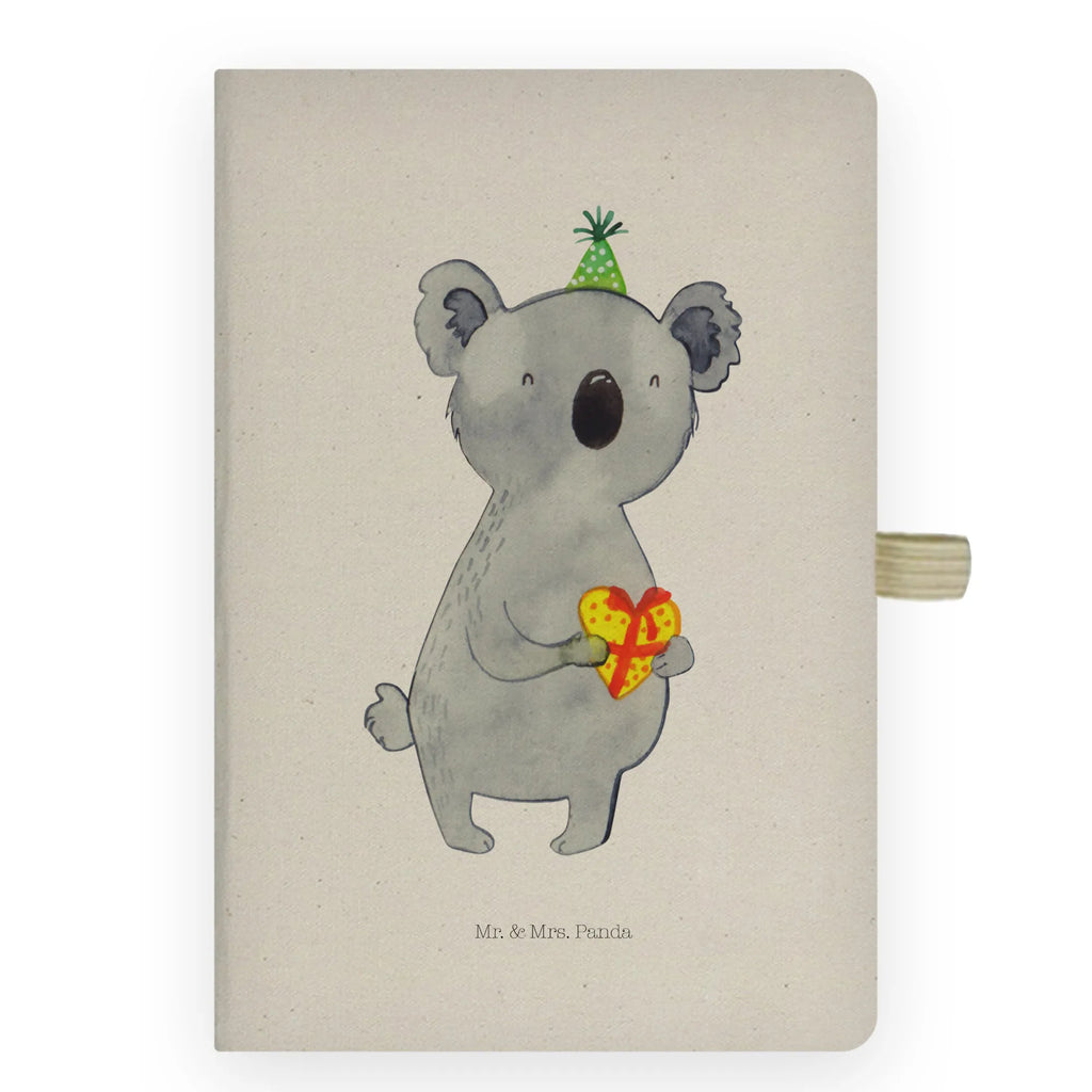 Baumwoll Notizbuch Koala Geschenk Notizen, Eintragebuch, Tagebuch, Notizblock, Adressbuch, Journal, Kladde, Skizzenbuch, Notizheft, Schreibbuch, Schreibheft, Koala, Koalabär, Geschenk, Geburtstag, Party