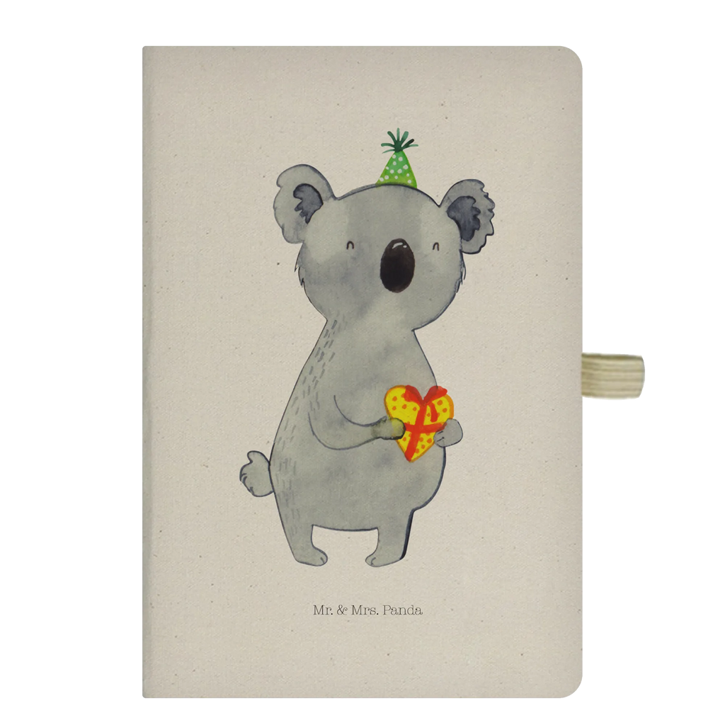 Baumwoll Notizbuch Koala Geschenk Notizen, Eintragebuch, Tagebuch, Notizblock, Adressbuch, Journal, Kladde, Skizzenbuch, Notizheft, Schreibbuch, Schreibheft, Koala, Koalabär, Geschenk, Geburtstag, Party