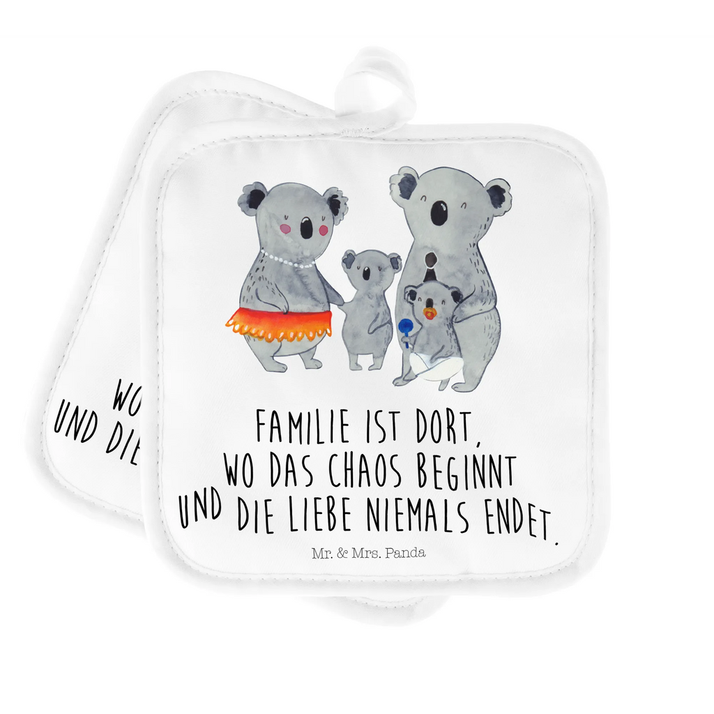 2er Set Topflappen  Koala Familie Topflappen, Topfuntersetzer, Ofenhandschuh, Topflappen Set, Topflappen lustig, Topflappen mit Spruch, Ofenhandschuhe, Topfhandschuhe, Topfhandschuh, Topflappenset, Topflappen 2er Set, Schöne Topflappen, Familie, Vatertag, Muttertag, Bruder, Schwester, Mama, Papa, Oma, Opa, Koala, Koalas, Family, Kinder, Geschwister, Familienleben