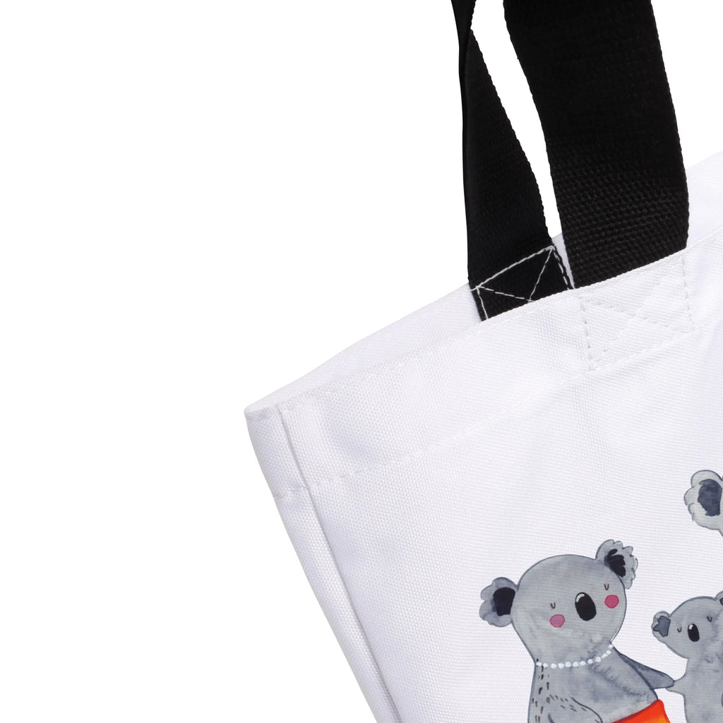 Shopper Koala Familie Beutel, Einkaufstasche, Tasche, Strandtasche, Einkaufsbeutel, Shopper, Schultasche, Freizeittasche, Tragebeutel, Schulbeutel, Alltagstasche, Familie, Vatertag, Muttertag, Bruder, Schwester, Mama, Papa, Oma, Opa, Koala, Koalas, Family, Kinder, Geschwister, Familienleben