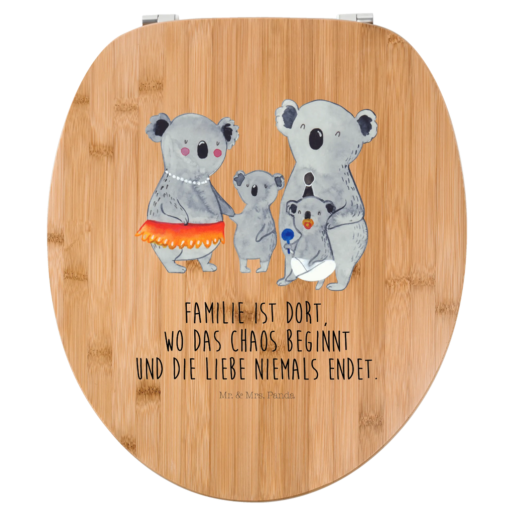 Motiv WC Sitz Koala Familie Klobrille, Klodeckel, Toilettendeckel, WC-Sitz, Toilette, Familie, Vatertag, Muttertag, Bruder, Schwester, Mama, Papa, Oma, Opa, Koala, Koalas, Family, Kinder, Geschwister, Familienleben