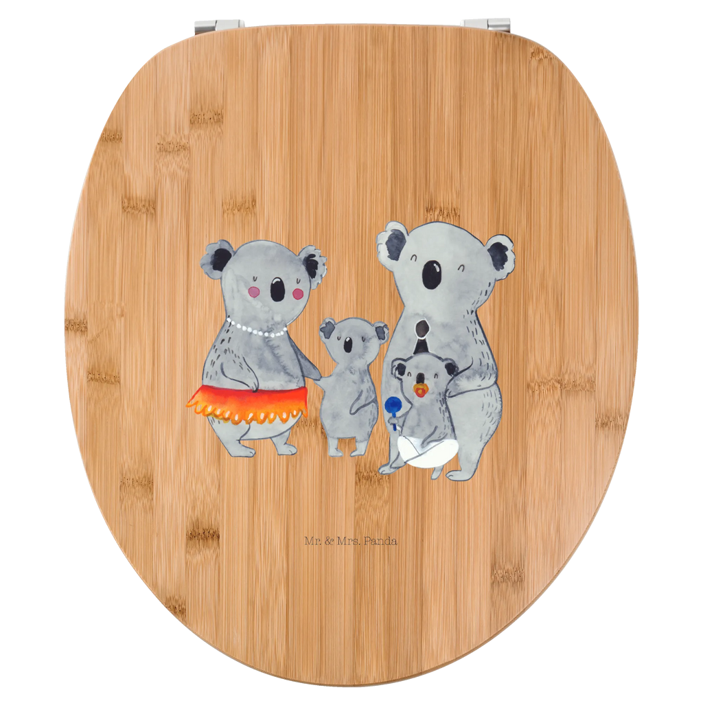 Motiv WC Sitz Koala Familie Klobrille, Klodeckel, Toilettendeckel, WC-Sitz, Toilette, Familie, Vatertag, Muttertag, Bruder, Schwester, Mama, Papa, Oma, Opa, Koala, Koalas, Family, Kinder, Geschwister, Familienleben