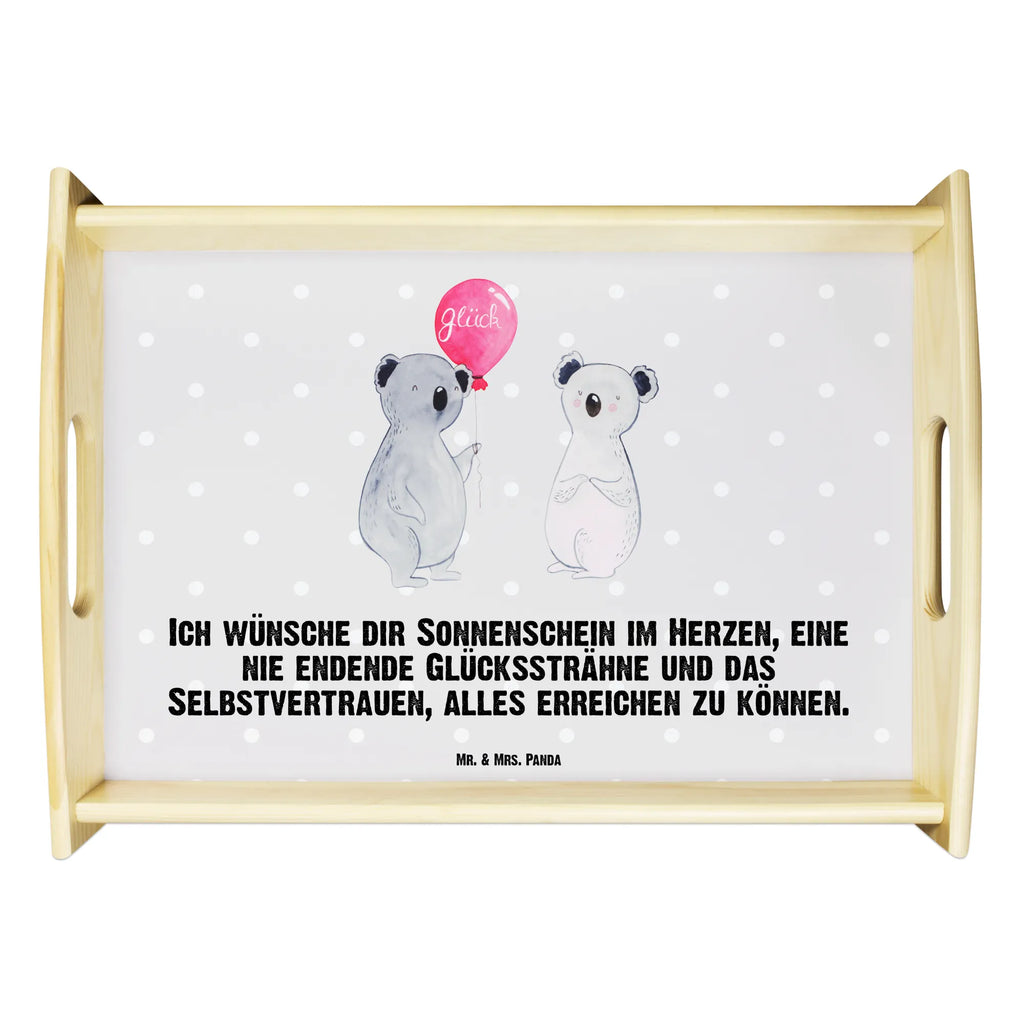 Serviertablett Koala Luftballon Serviertablett, Tablett, Holztablett, Küchentablett, Dekotablett, Frühstückstablett, Koala, Koalabär, Luftballon, Party, Geburtstag, Geschenk