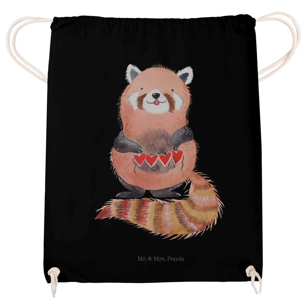 Sportbeutel Roter Panda Sportbeutel, Turnbeutel, Beutel, Sporttasche, Tasche, Stoffbeutel, Sportbeutel Kinder, Gymsack, Beutel Rucksack, Kleine Sporttasche, Sportzubehör, Turnbeutel Baumwolle, Tiermotive, Gute Laune, lustige Sprüche, Tiere, Panda, Liebe, Rot, Herz, Liebling, Lieblingsmensch