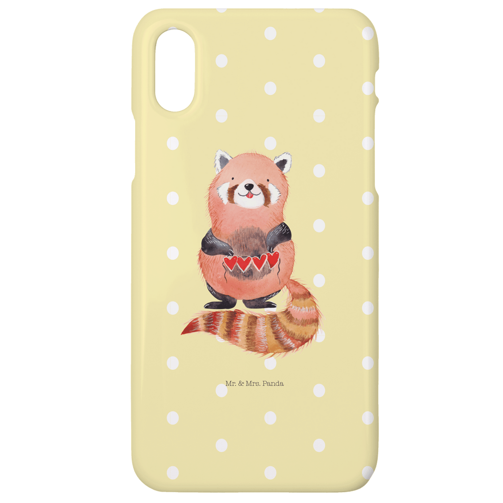 Handyhülle Roter Panda Handyhülle, Handycover, Cover, Handy, Hülle, Iphone 10, Iphone X, Tiermotive, Gute Laune, lustige Sprüche, Tiere, Panda, Liebe, Rot, Herz, Liebling, Lieblingsmensch