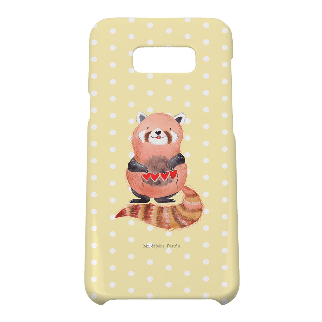 Handyhülle Roter Panda Handyhülle, Handycover, Cover, Handy, Hülle, Iphone 10, Iphone X, Tiermotive, Gute Laune, lustige Sprüche, Tiere, Panda, Liebe, Rot, Herz, Liebling, Lieblingsmensch