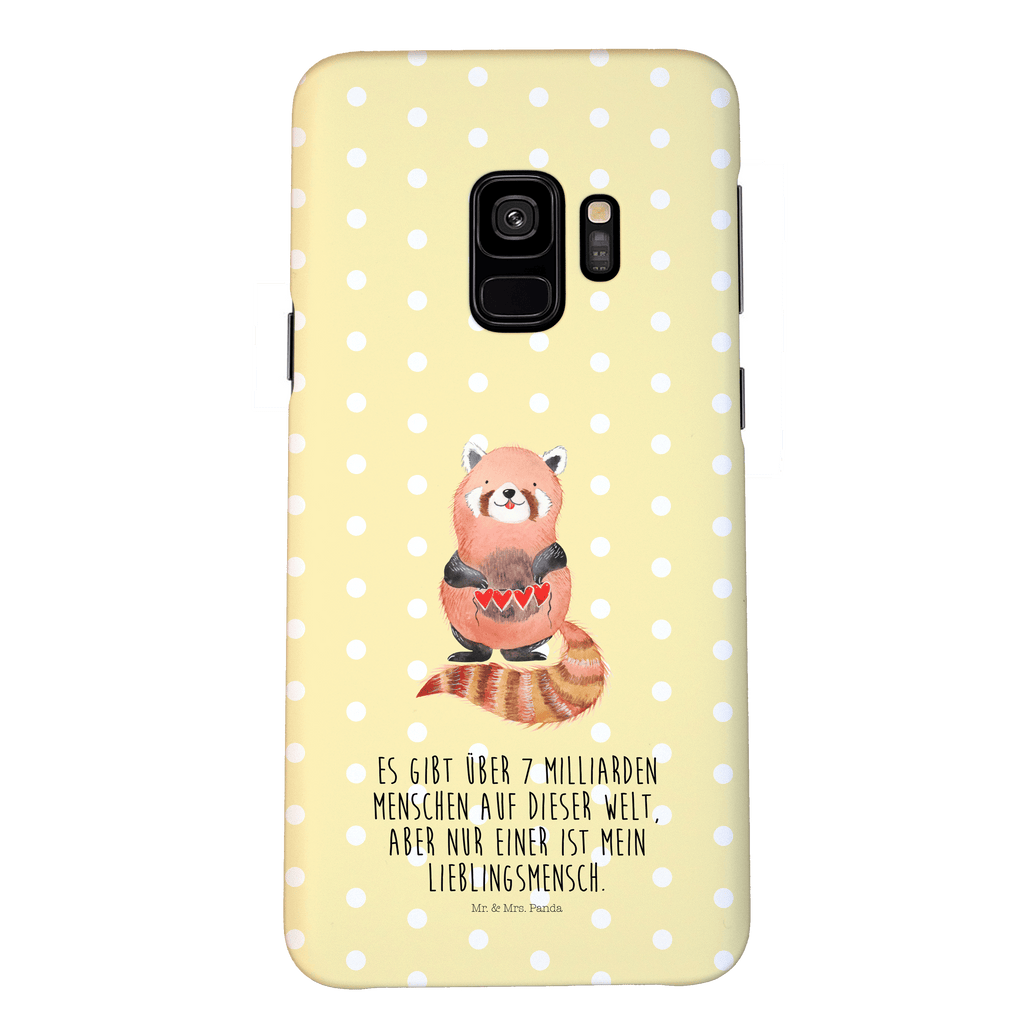 Handyhülle Roter Panda Handyhülle, Handycover, Cover, Handy, Hülle, Iphone 10, Iphone X, Tiermotive, Gute Laune, lustige Sprüche, Tiere, Panda, Liebe, Rot, Herz, Liebling, Lieblingsmensch