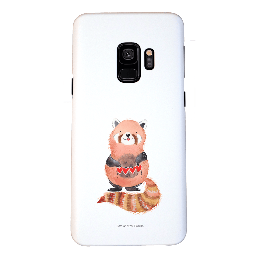 Handyhülle Roter Panda Handyhülle, Handycover, Cover, Handy, Hülle, Iphone 10, Iphone X, Tiermotive, Gute Laune, lustige Sprüche, Tiere, Panda, Liebe, Rot, Herz, Liebling, Lieblingsmensch