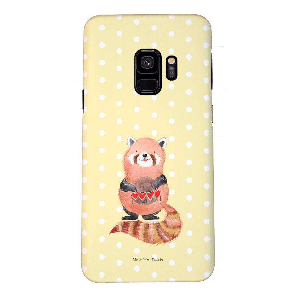 Handyhülle Roter Panda Handyhülle, Handycover, Cover, Handy, Hülle, Iphone 10, Iphone X, Tiermotive, Gute Laune, lustige Sprüche, Tiere, Panda, Liebe, Rot, Herz, Liebling, Lieblingsmensch