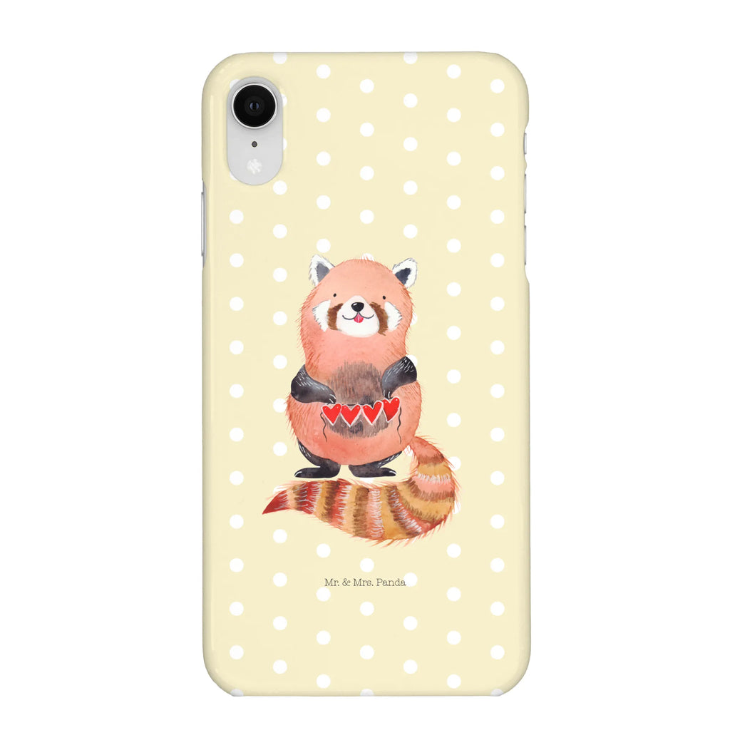 Handyhülle Roter Panda Handyhülle, Handycover, Cover, Handy, Hülle, Iphone 10, Iphone X, Tiermotive, Gute Laune, lustige Sprüche, Tiere, Panda, Liebe, Rot, Herz, Liebling, Lieblingsmensch