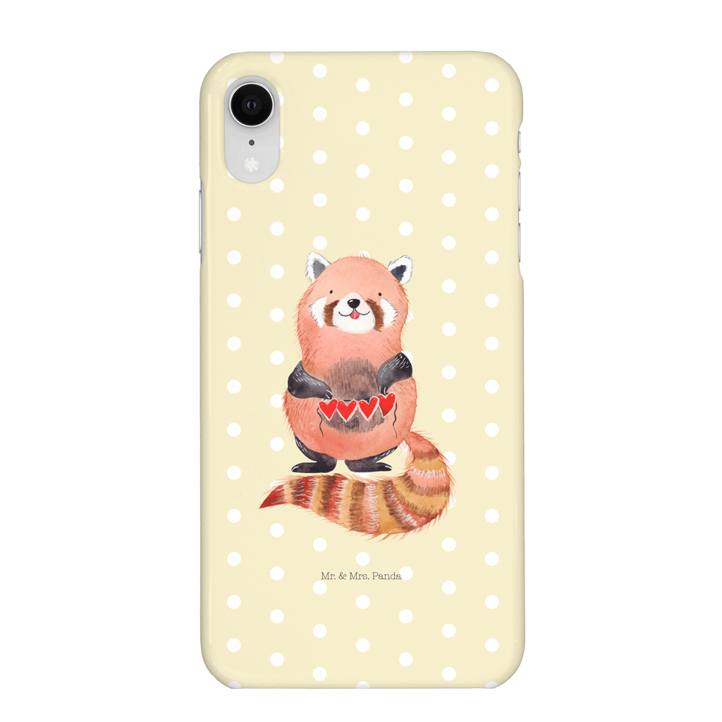 Handyhülle Roter Panda Handyhülle, Handycover, Cover, Handy, Hülle, Iphone 10, Iphone X, Tiermotive, Gute Laune, lustige Sprüche, Tiere, Panda, Liebe, Rot, Herz, Liebling, Lieblingsmensch