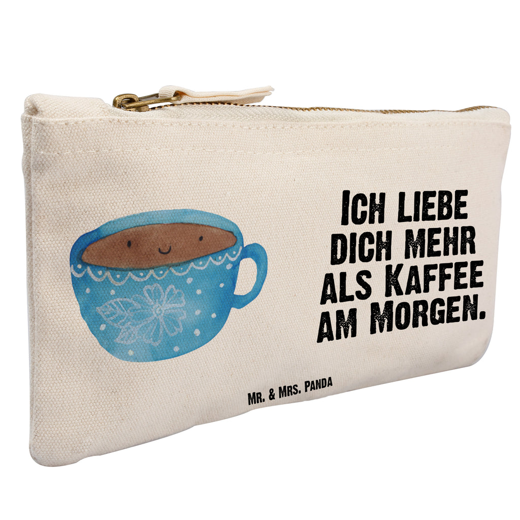 Schminktasche Kaffee Tasse Schminktasche, Kosmetiktasche, Kosmetikbeutel, Stiftemäppchen, Etui, Federmappe, Makeup, XXL, Schminketui, Kosmetiketui, Schlamperetui, Tiermotive, Gute Laune, lustige Sprüche, Tiere, Kaffee, Tasse, Liebe, Geschmack, Genuss, Glücklich