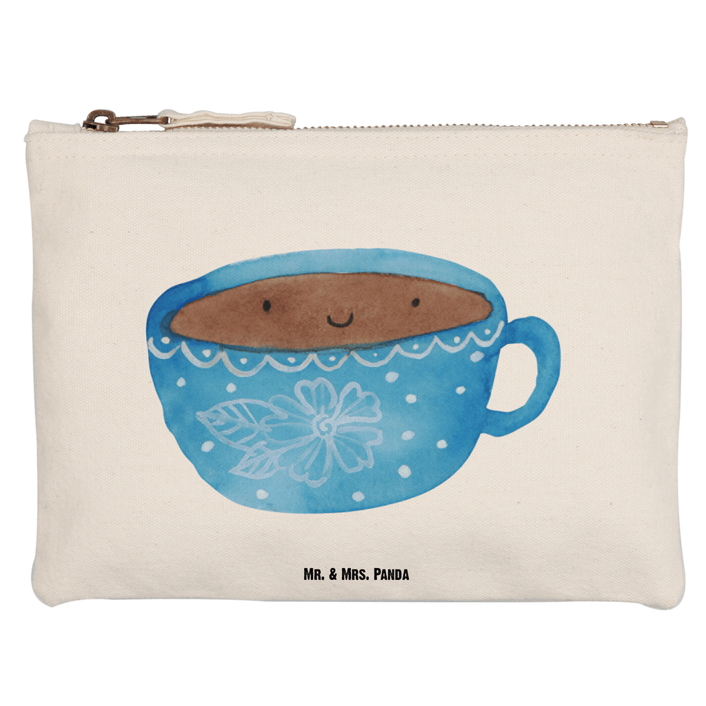 Schminktasche Kaffee Tasse Schminktasche, Kosmetiktasche, Kosmetikbeutel, Stiftemäppchen, Etui, Federmappe, Makeup, XXL, Schminketui, Kosmetiketui, Schlamperetui, Tiermotive, Gute Laune, lustige Sprüche, Tiere, Kaffee, Tasse, Liebe, Geschmack, Genuss, Glücklich