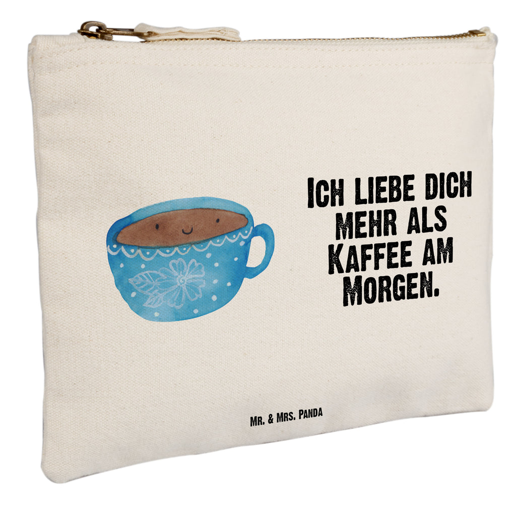 Schminktasche Kaffee Tasse Schminktasche, Kosmetiktasche, Kosmetikbeutel, Stiftemäppchen, Etui, Federmappe, Makeup, XXL, Schminketui, Kosmetiketui, Schlamperetui, Tiermotive, Gute Laune, lustige Sprüche, Tiere, Kaffee, Tasse, Liebe, Geschmack, Genuss, Glücklich