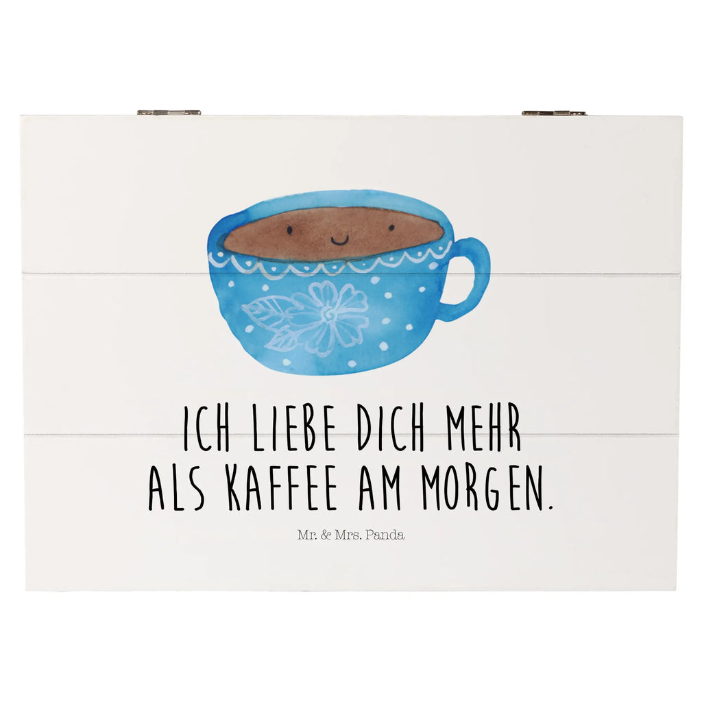 Holzkiste Kaffee Tasse Holzkiste, Kiste, Schatzkiste, Truhe, Schatulle, XXL, Erinnerungsbox, Erinnerungskiste, Dekokiste, Aufbewahrungsbox, Geschenkbox, Geschenkdose, Tiermotive, Gute Laune, lustige Sprüche, Tiere, Kaffee, Tasse, Liebe, Geschmack, Genuss, Glücklich