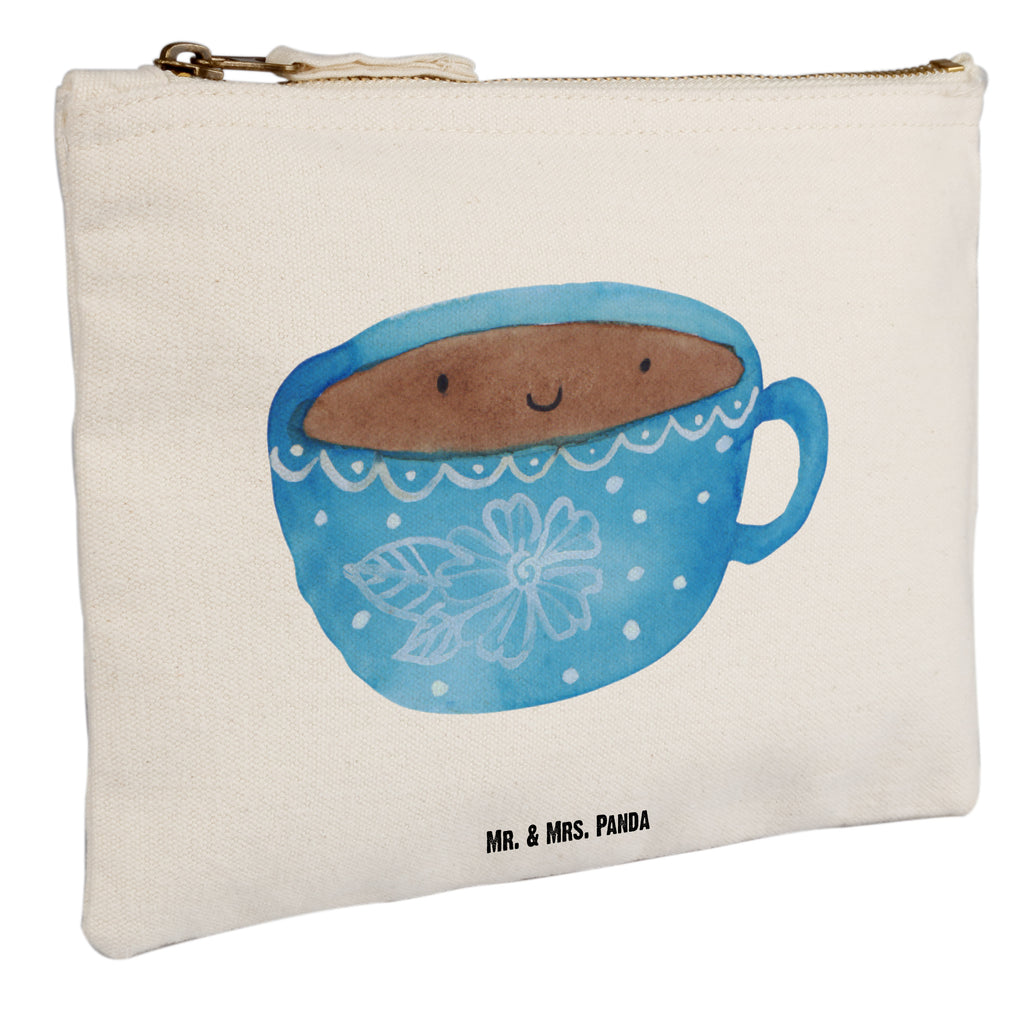 Schminktasche Kaffee Tasse Schminktasche, Kosmetiktasche, Kosmetikbeutel, Stiftemäppchen, Etui, Federmappe, Makeup, XXL, Schminketui, Kosmetiketui, Schlamperetui, Tiermotive, Gute Laune, lustige Sprüche, Tiere, Kaffee, Tasse, Liebe, Geschmack, Genuss, Glücklich