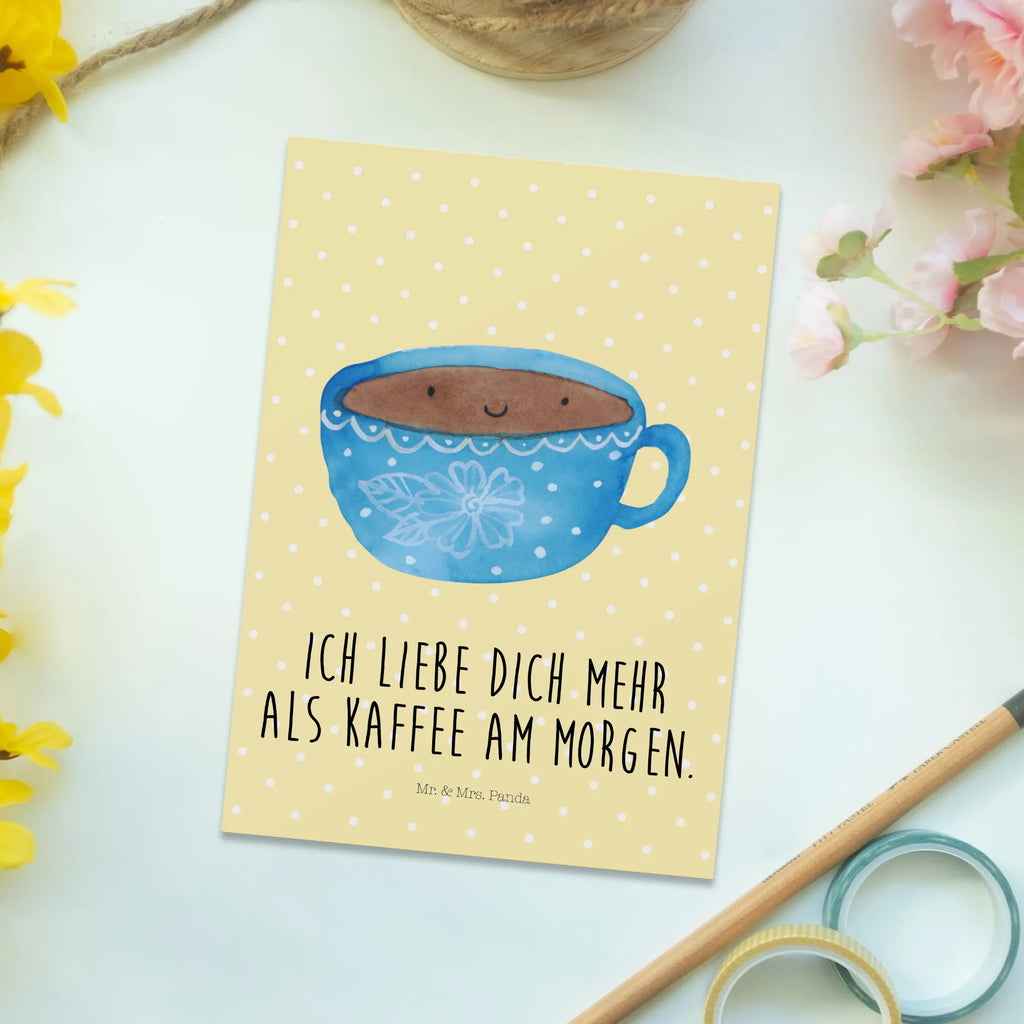 Postkarte Kaffee Tasse Postkarte, Karte, Geschenkkarte, Grußkarte, Einladung, Ansichtskarte, Geburtstagskarte, Einladungskarte, Dankeskarte, Ansichtskarten, Einladung Geburtstag, Einladungskarten Geburtstag, Tiermotive, Gute Laune, lustige Sprüche, Tiere, Kaffee, Tasse, Liebe, Geschmack, Genuss, Glücklich