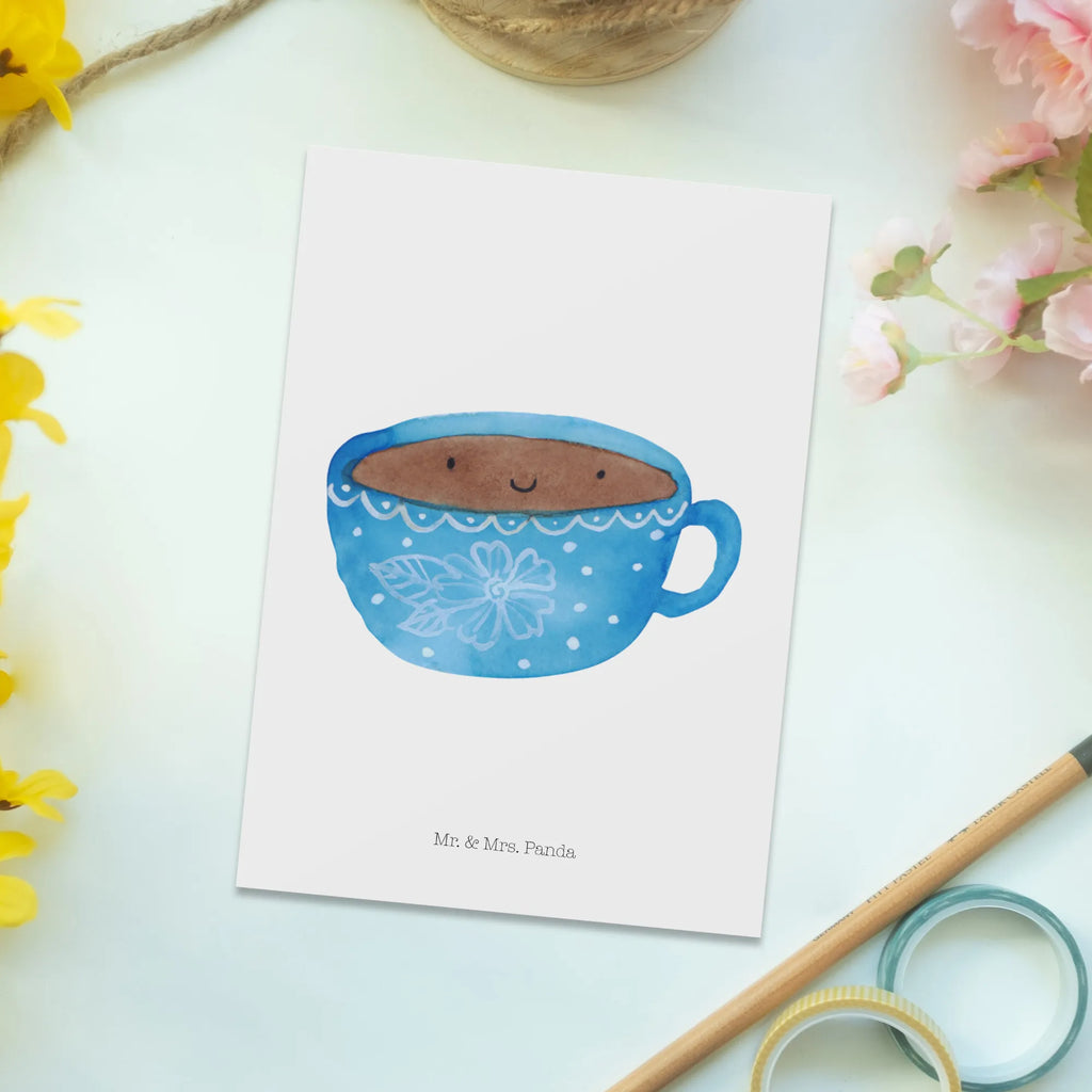 Postkarte Kaffee Tasse Postkarte, Karte, Geschenkkarte, Grußkarte, Einladung, Ansichtskarte, Geburtstagskarte, Einladungskarte, Dankeskarte, Ansichtskarten, Einladung Geburtstag, Einladungskarten Geburtstag, Tiermotive, Gute Laune, lustige Sprüche, Tiere, Kaffee, Tasse, Liebe, Geschmack, Genuss, Glücklich