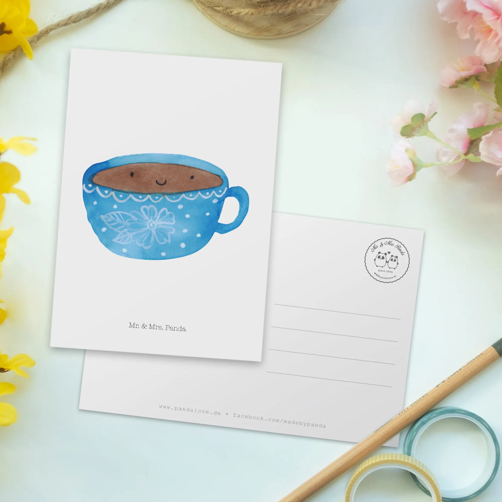 Postkarte Kaffee Tasse Postkarte, Karte, Geschenkkarte, Grußkarte, Einladung, Ansichtskarte, Geburtstagskarte, Einladungskarte, Dankeskarte, Ansichtskarten, Einladung Geburtstag, Einladungskarten Geburtstag, Tiermotive, Gute Laune, lustige Sprüche, Tiere, Kaffee, Tasse, Liebe, Geschmack, Genuss, Glücklich