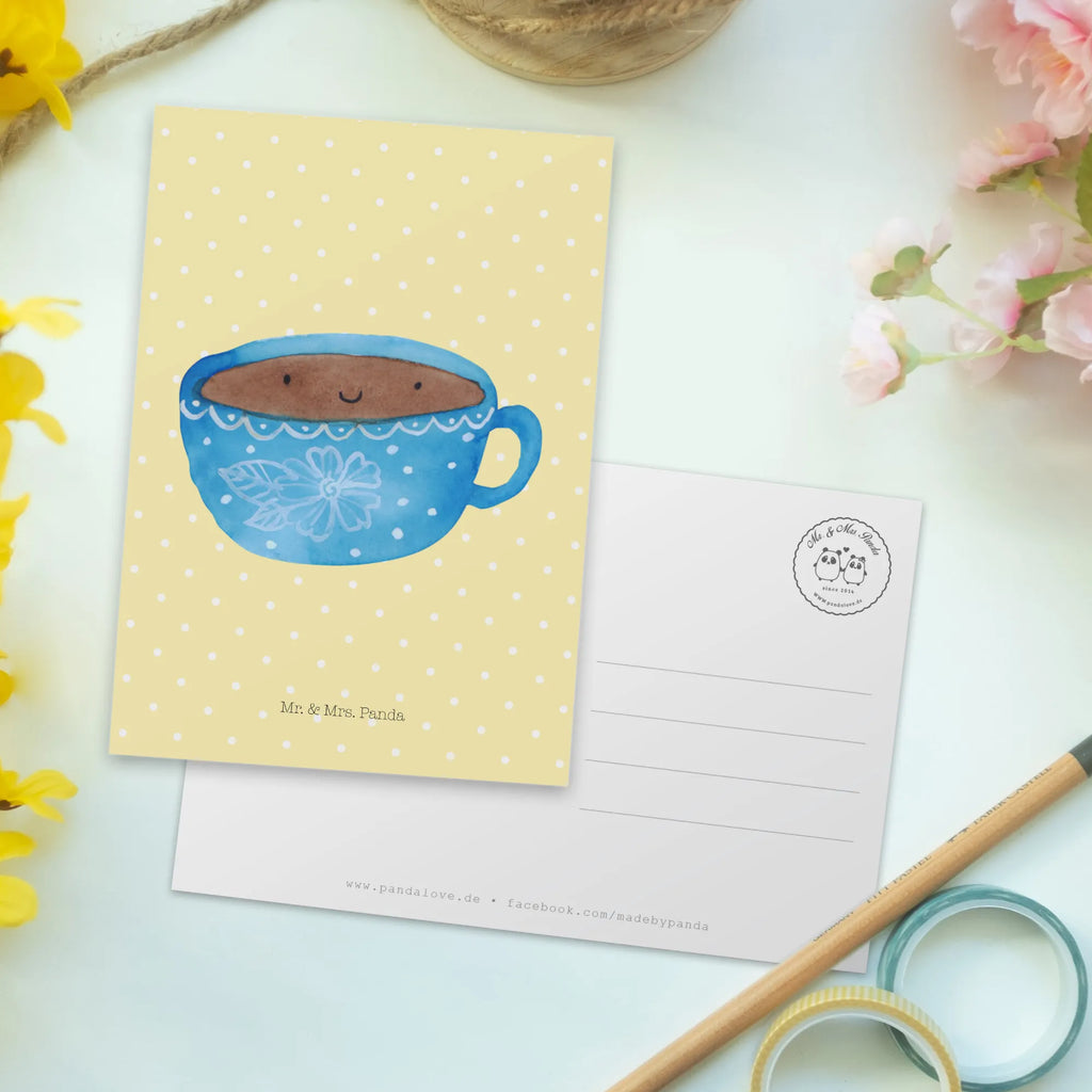 Postkarte Kaffee Tasse Postkarte, Karte, Geschenkkarte, Grußkarte, Einladung, Ansichtskarte, Geburtstagskarte, Einladungskarte, Dankeskarte, Ansichtskarten, Einladung Geburtstag, Einladungskarten Geburtstag, Tiermotive, Gute Laune, lustige Sprüche, Tiere, Kaffee, Tasse, Liebe, Geschmack, Genuss, Glücklich