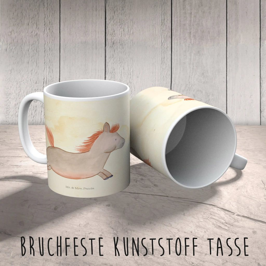 Kindertasse Pferd springt Kindertasse, Kinder Tasse, Kunststoff Tasse, Kindergarten Tasse, Trinkbecher, Camping Becher, Kaffeetasse, Kunststoffbecher, Kindergartenbecher, Outdoorgeschirr, Kunststoffgeschirr, Reisebecher, Reisetasse, Kinderbecher, Bruchfeste Tasse, Bruchsichere Tasse, Plastik Tasse, Plastiktasse, Bauernhof, Hoftiere, Landwirt, Landwirtin, Pferd, Pony, Pferde, Stall, Pferdestall, ausreiten, reiten, Pferdebesitzer